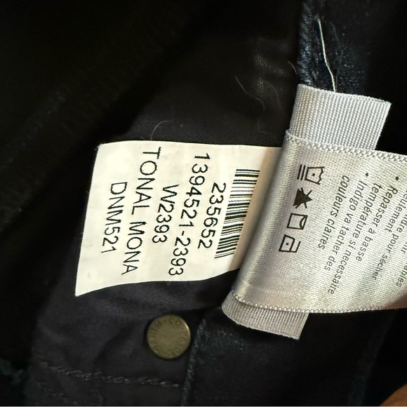 PAIGE Transcend Verdugo Ultra Skinny Jeans in Tonal Mona Wash (Dark Blue) - Picture 8 of 9